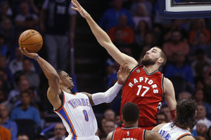 Siautęs Jonas Valančiūnas nepaisė „Thunder“ žvaigždyno