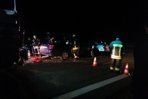 Kėdainių rajone – šiurpi kaktomuša: žuvo jaunas BMW vairuotojas