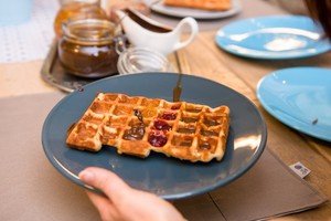 Tegu savaitgalis niekad nesibaigia: belgiški vafliai pagal Beatą