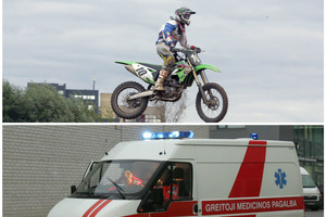 Skrydis motociklu baigėsi tragiškai: purtomi organizatoriai