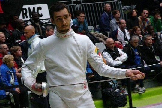 Fechtuotojas Tomas Krasikovas Danijoje buvo arti medalio