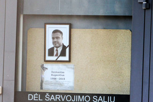 „Pupytė“ V. Jakutienė atsisveikino su nušautu mylimuoju