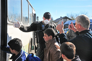Slovėnijoje migrantus sergi ir lietuvių policininkų akys