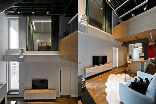 Ypatingas dviejų aukštų butas Žvėryne – čia įrengta net sauna