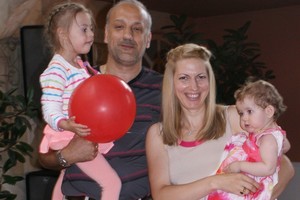 Lietuvės ir irakiečio šeimos neišskyrė nė pirmagimės negalia