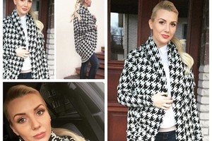 Monika Šedžiuvienė parodė suapvalėjusį nėščiosios pilvuką