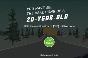 Testas: pasitikrinkite, kokia jūsų reakcija prie vairo?