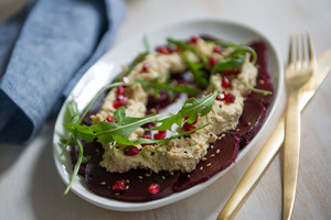 Keptų burokėlių ir humuso užkandis: N. Degutienė pasidalijo receptu