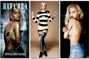Dainininkė Rita Ora ateinančių metų kalendoriuje – žavi vilioklė