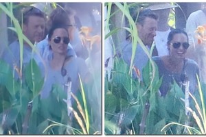 Aktorė Angelina Jolie užklupta flirtuojanti su kolega