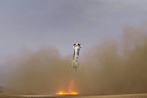 Istorinis įvykis: pirmąkart saugiai nutupdyta kosminė raketa