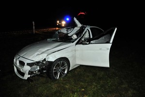 Netikėtas smūgis su BMW priminė mirtiną pavojų