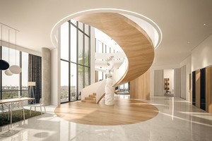 Prabangus 600 kv. metrų butas Vilniuje – vienintelis toks šalyje