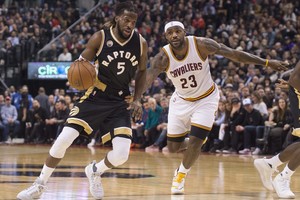 „Raptors“ be Jono Valančiūno nugalėjo LeBrono Jameso komandą