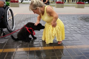 Trijų žemaūgių moterų kasdienybė guliverių pasaulyje