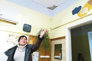 Mokykla drąsiems vaikams: kada gali įgriūti lubos, niekas nežino