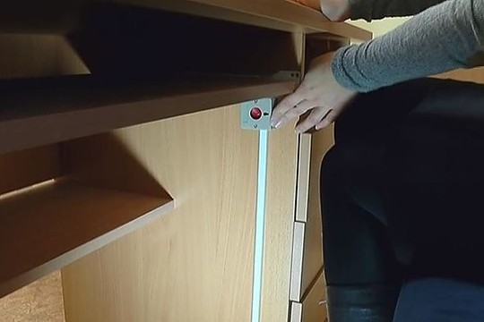 Kalėjimo mokykloje mokytojus saugo pavojaus mygtukai