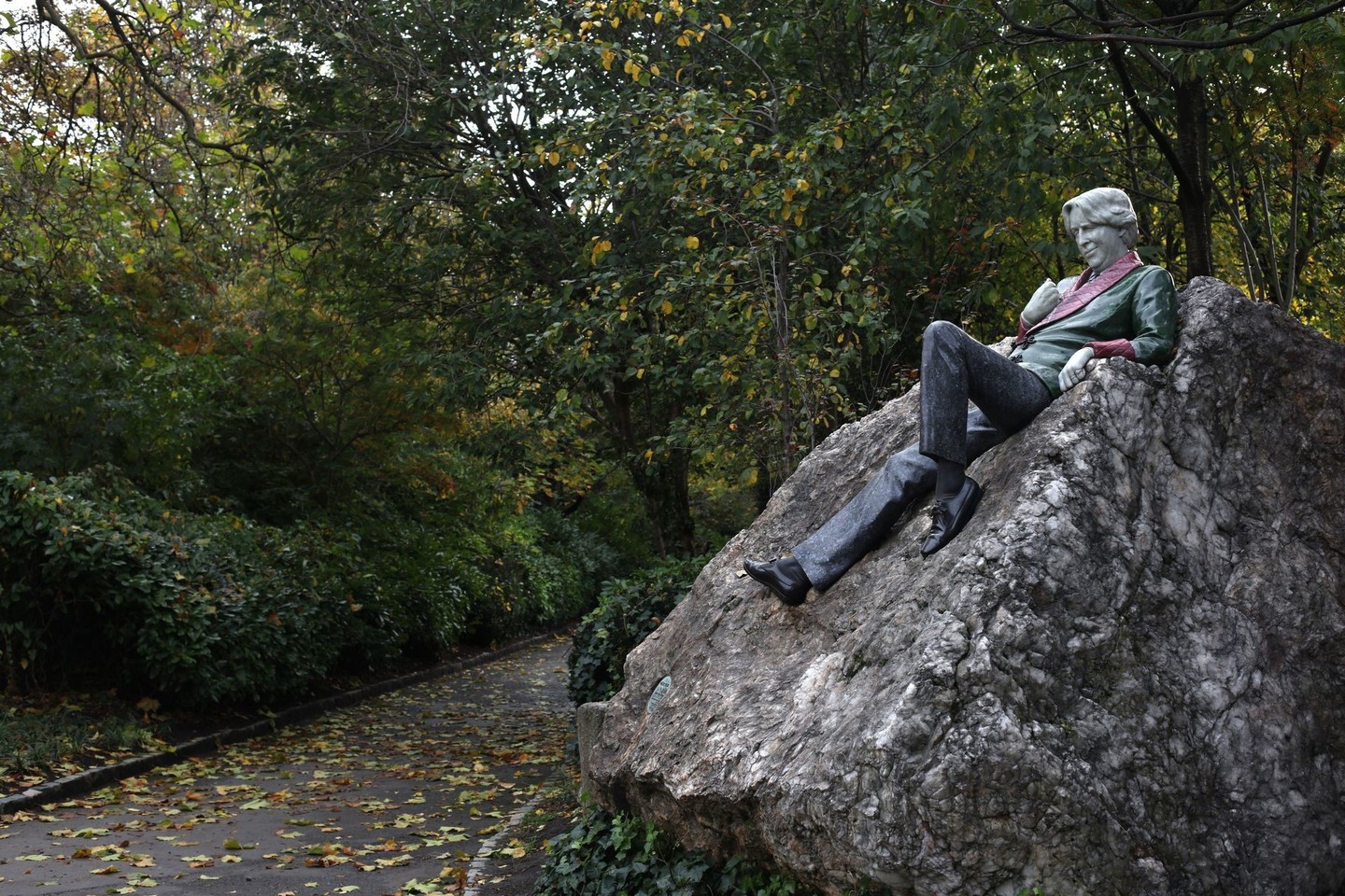 Oscaro Wilde'o skulptūra.<br>ViDA Press nuotr.
