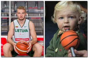 Krepšininko Domanto Sabonio dar nematyti kadrai