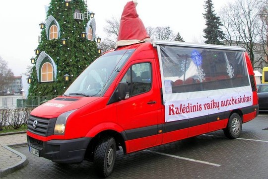 Vilniuje riedantis „Kalėdinis mikriukas“ sulaukė patyčių bangos