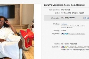 Oprah Winfrey už moterų išsilavinimą kovoja aukštakulniais