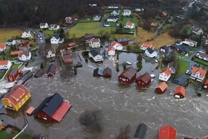 Norvegijoje – potvynis, kokio šalis nematė 150 metų