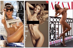 Erotiška mada: žurnalų viršelius okupavo nuogos žvaigždės