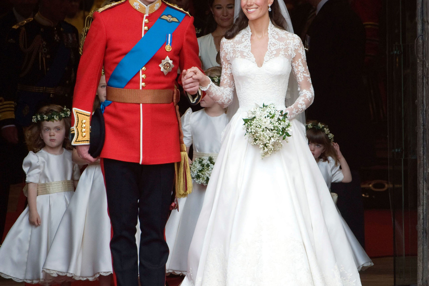 Kunigaikštienės ir princo Williamo vestuvės.<br>ViDa Press nuotr.