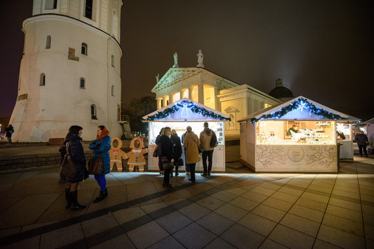 Vilniaus laukia Kalėdų.<br>D.Umbraso nuotr.
