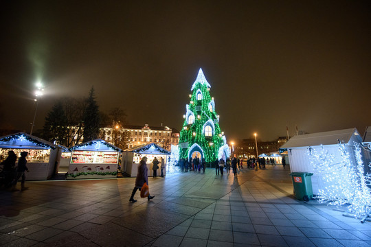 Vilniaus laukia Kalėdų.<br>D.Umbraso nuotr.