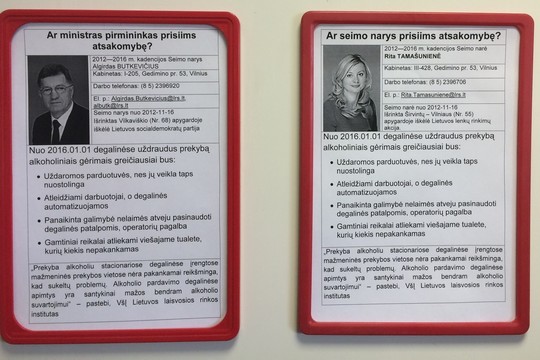 Už alų kovojančiose degalinėse – politikų veidai