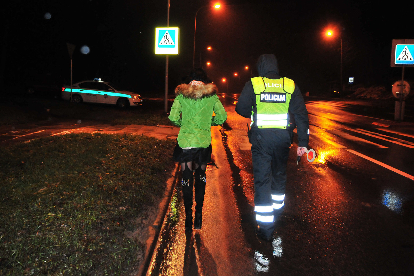 Per reidą naktį iš penktadienio į šeštadienį Vilniaus kelių policijai įkliuvo 12 neblaivių vairuotojų.<br>A.Vaitkevičiaus nuotr.