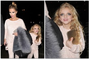 Modelio Katie Price aštuonmetės dukters makiažas verčia iš koto