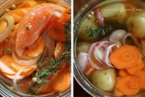 Lašiša stiklainyje: valgėme, net ausys linko