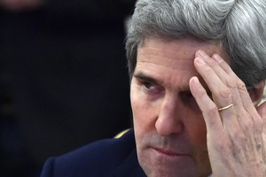 J. Kerry ragina ieškoti bendros pozicijos su Rusija dėl Ukrainos
