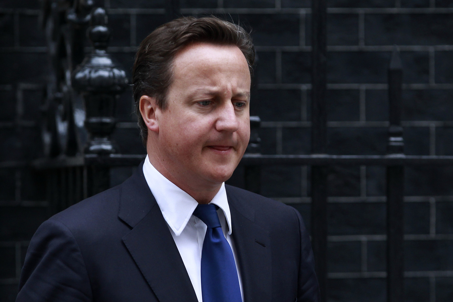 „Manau, kad jo pareiškimai sėja nesantaiką, yra kvaili ir neteisingi“, – sakė D. Cameronas.<br>Reuters/Scanpix nuotr.