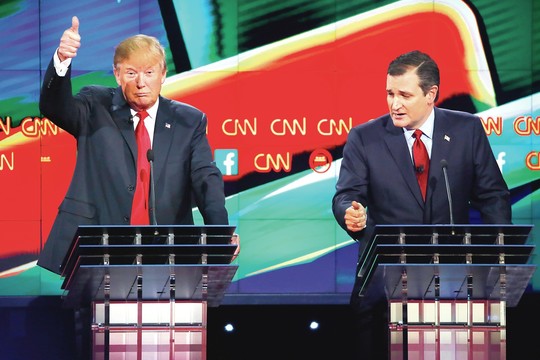 Debatai JAV aitrūs, bet Donaldas Trumpas – tylus