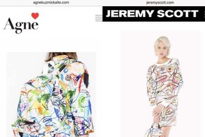 Garsus dizaineris Jeremy Scottas kopijuoja Agnę Kuzmickaitę?