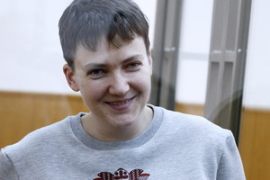 Nadežda Savčenko paskelbė bado streiką