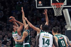 Įspūdingame trileryje „Panathinaikos“ palaužė „Žalgirį“ 75:72