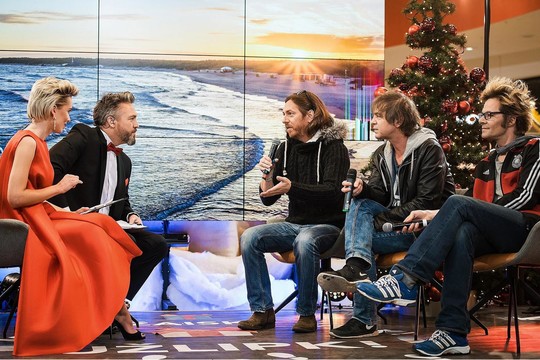 R. Bružą ir I. Stasiulevičiūtę gyvai linksmino „Fools Garden“