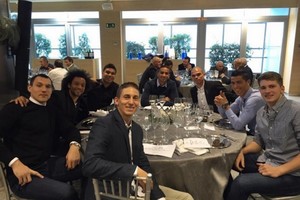 Jonas Mačiulis ir Cristiano Ronaldo – prie šventinio stalo