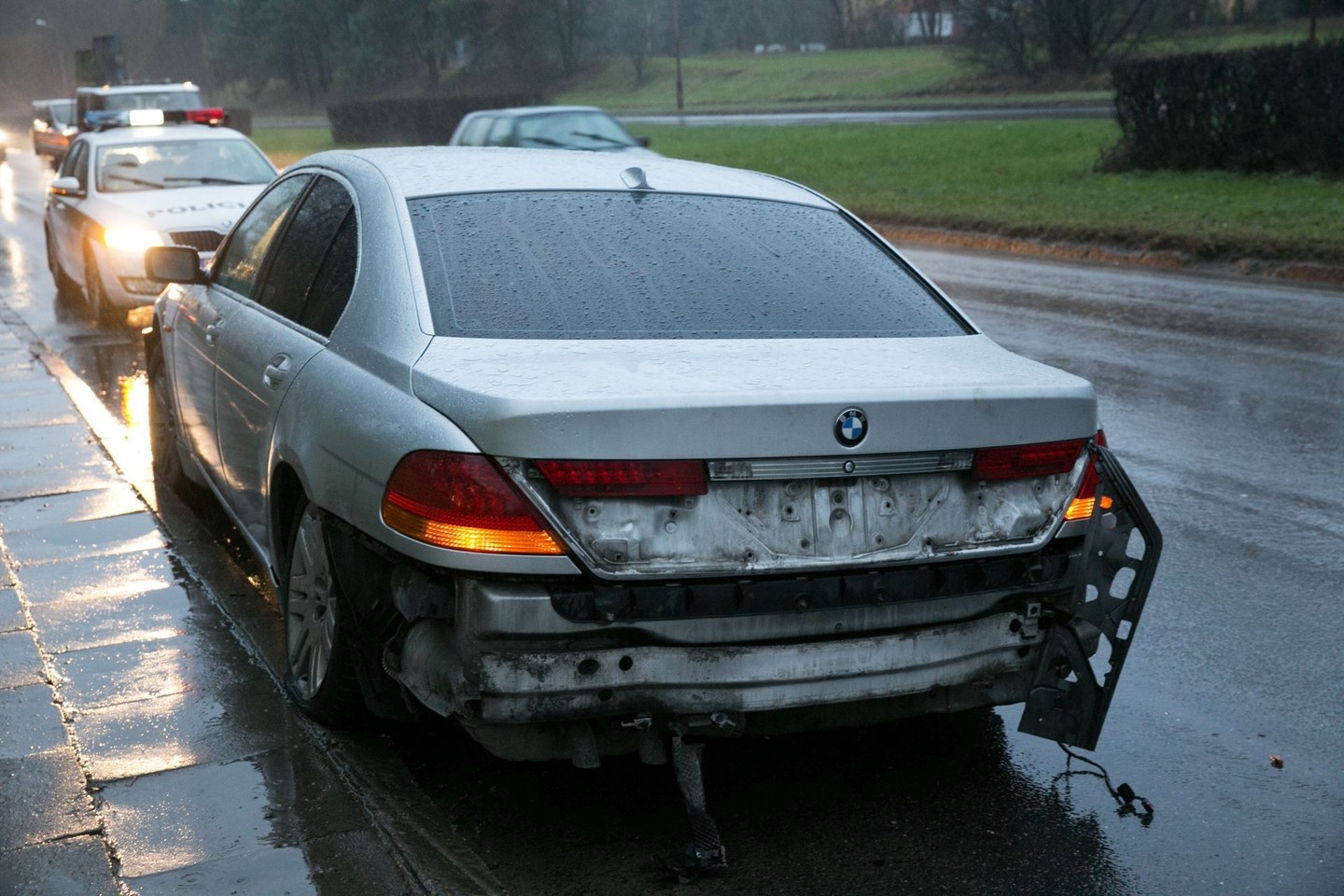 BMW vairuotojų šėlionės dažnai baigiasi avarijomis.<br>Tomo Bauro asociatyvi nuotr.