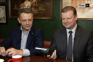 E. Masiulis ir S. Skvernelis išbandė, kada nebelieka promilių