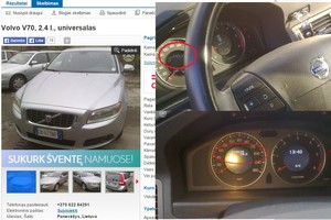 „Volvo“ pardavėjas apgavystę išsidavė viena nuotrauka
