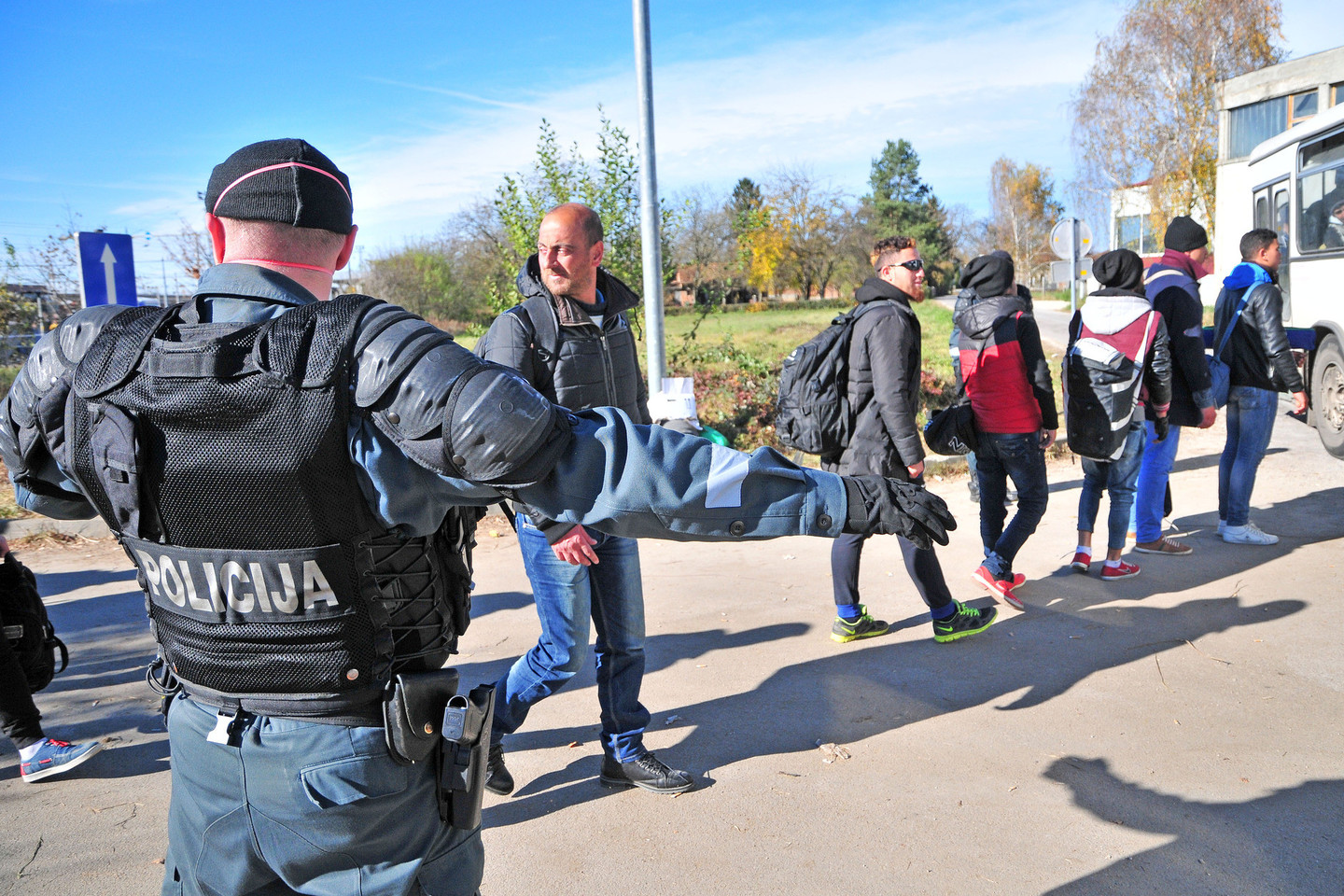 Lietuvos policininkai Slovėnijoje darbuojasi nuo lapkričio.