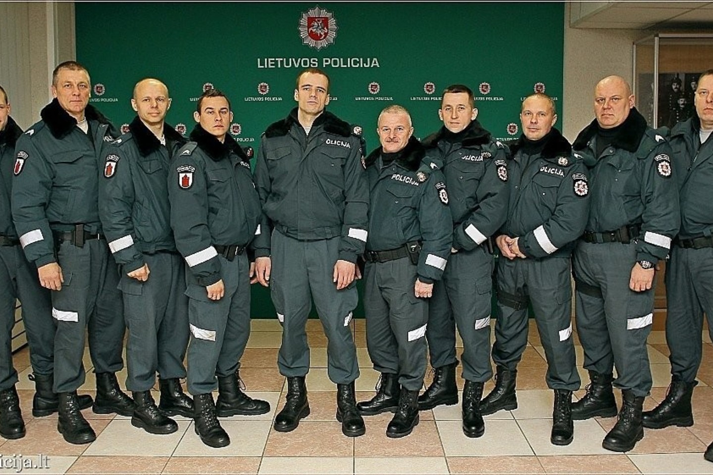 Į Slovėniją šiuo metu yra išvykę šie pareigūnai.<br>Policijos nuotr.