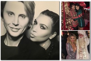 Kim Kardashian pirmą kartą pasirodė po gimdymo