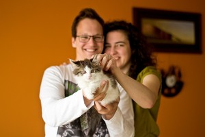 Į namus patekęs gražuolis katinas pakeitė poros gyvenimą