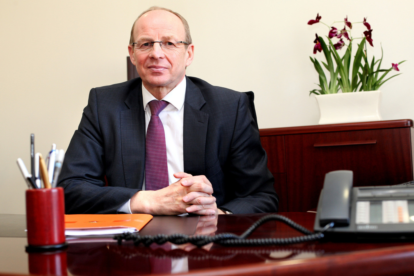 Valstybinės maisto ir veterinarijos tarnybos direktorius dr.Jonas Milius.